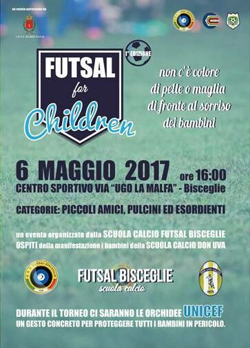 Il torneo “Futsal for Children”
