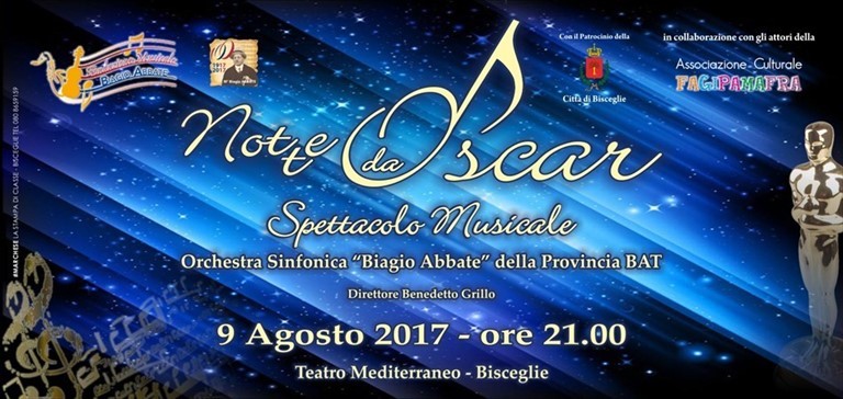 Notte da Oscar con l'Orchestra Sinfonica Biagio Abbate