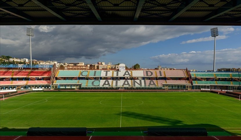 Lo stadio "A.massimino". di Catania