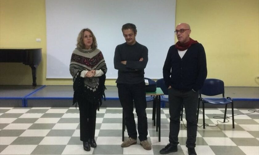 Il Maestro Antonio Giacometti alla Monterisi di Bisceglie