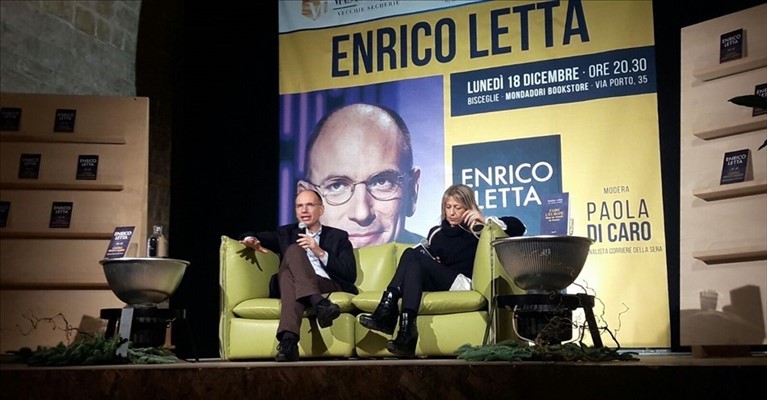Enrico Letta a Bisceglie