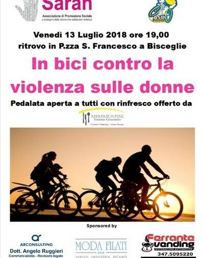 Tutti in bici contro la violenza di genere​