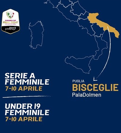 Bisceglie ospiterà la Final Eight di Coppa Italia di Serie A Femminile