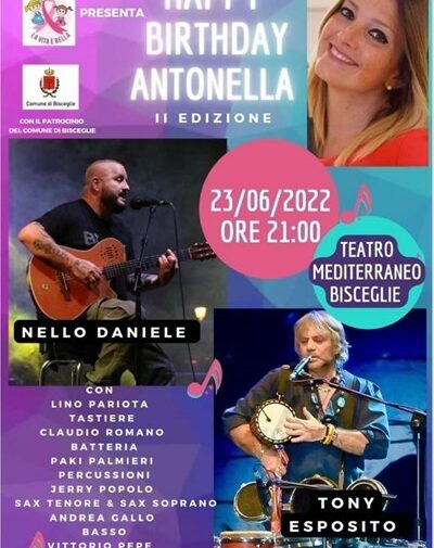 Concerto in memoria di Antonella Dell’Olio nel giorno del suo compleanno