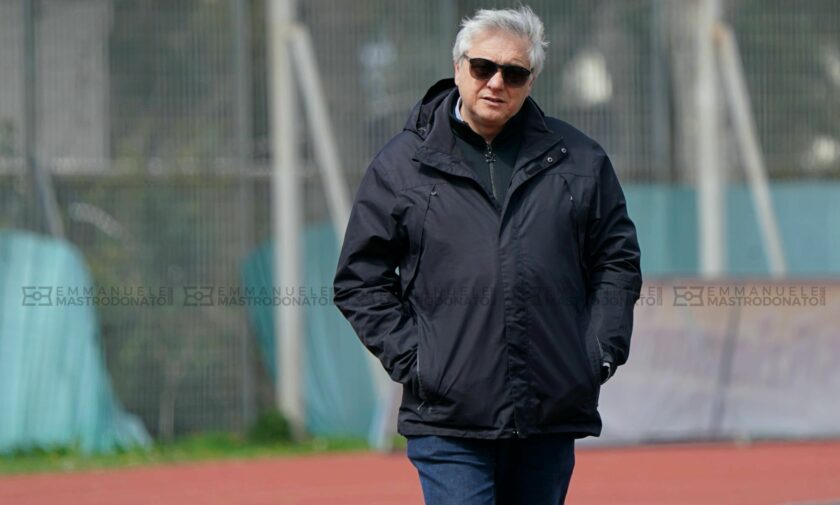 foto di Vincenzo Racanati, Presidente del Bisceglie calcio - foto di Emmanuele Mastrodonato