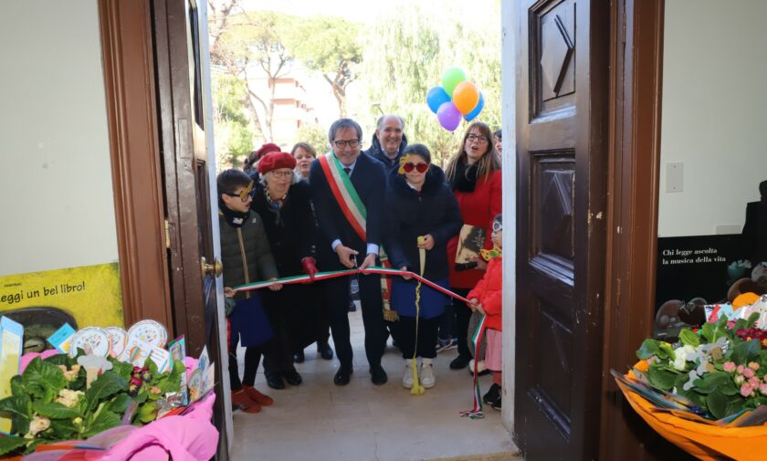 foto di Inaugurata la nuova biblioteca di comunità “Villa Angelica”